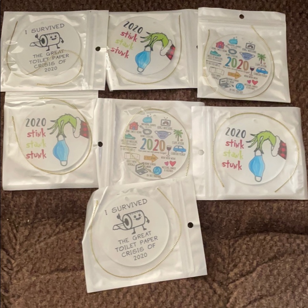 Free w/$20+ purchase 🛍NIB Funny 2020 ornaments